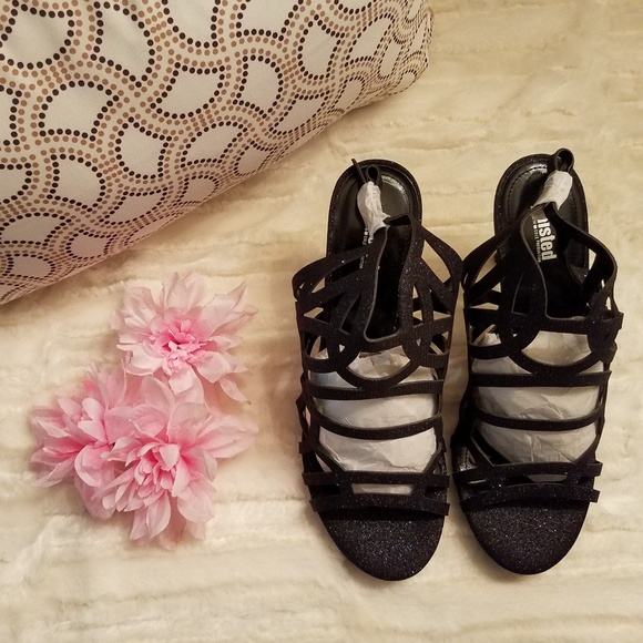 NWT Kenneth Cole Glitter Xcross Heel - Picture 2 of 7